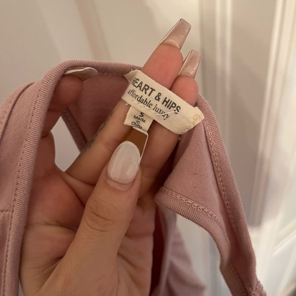 Fashion Nova Tank Bodysuit - Mauve - Picture 2 of 4